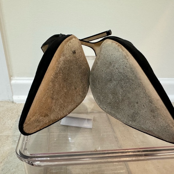 Jimmy Choo Romy 100 Classic black suede - Picture 4 of 5